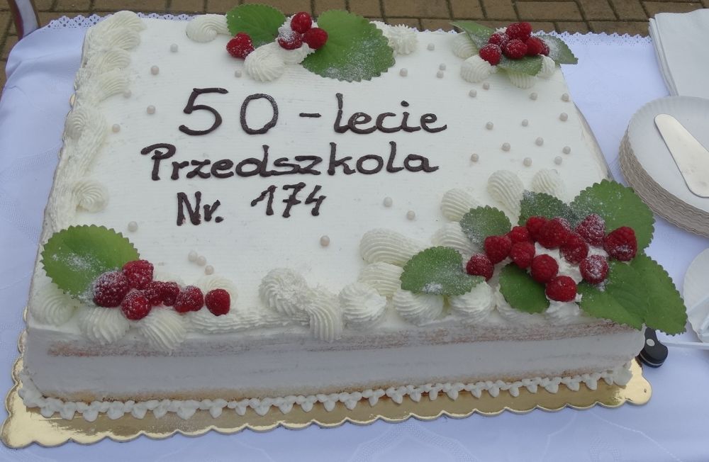 Tort z okazji 50 lecia przedszkola