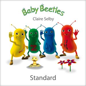 Zdjęcie pokazujące postacie z programu Baby Beetles